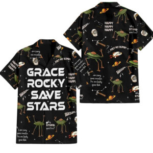 Grace Rocky Save Stars 2026 Hawaiian Shirt