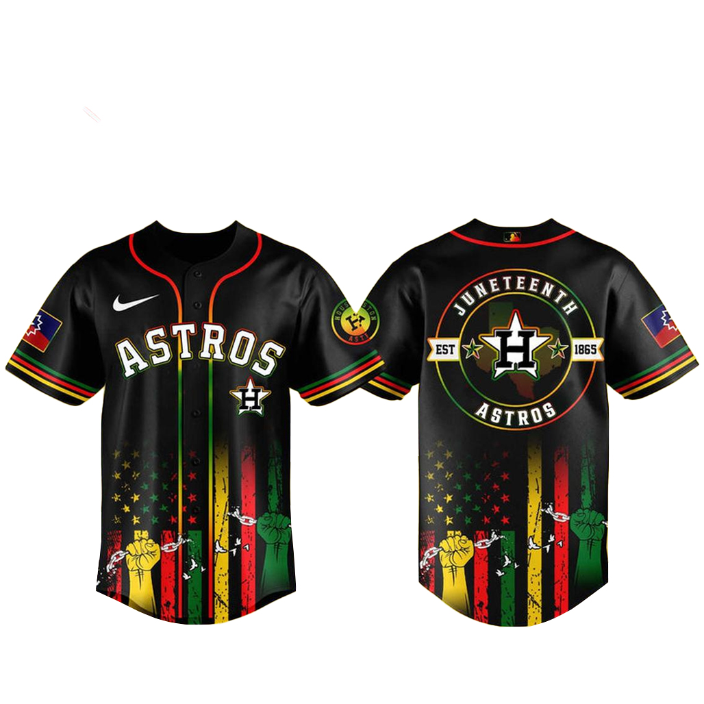 Houston Astros Juneteenth Day 2026 Celebration Baseball Jersey 1 Houston Astros Juneteenth Day 2026 Celebration Baseball Jersey