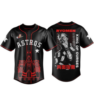 Houston Astros x Jujutsu Kaisen Night 2026 King of Curses Sukuna Baseball Jersey