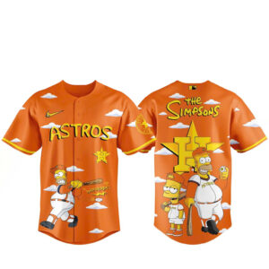 Houston Astros x The Simpsons Wonderbat 2026 Baseball Jersey