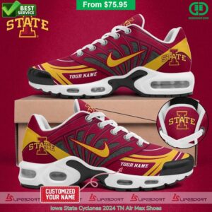 Custom Name Iowa State Cyclones 2026 Air Max Shoes Air Cushion Sneakers