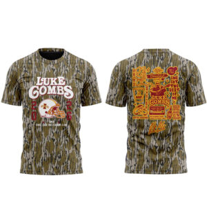 Iowa State x Luke Combs My Kinda Saturday Night Tour 2026 Camo T-Shirt