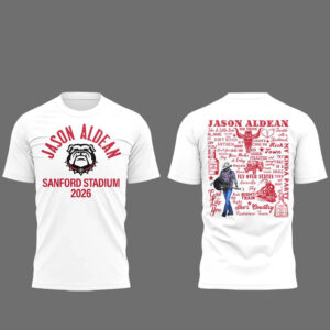 Jason Aldean Live Between The Hedges At Sanford Stadium 2026 Shirt