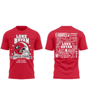 Jason Aldean Live Between The Hedges At Sanford Stadium 2026 T-Shirt