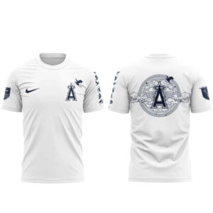 Los Angeles Angels Fourth Wing Night 2026 White T-Shirt