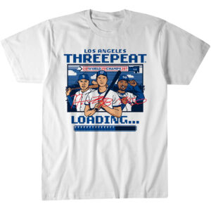 Los Angeles Baseball Threepeat Loading T-Shirt