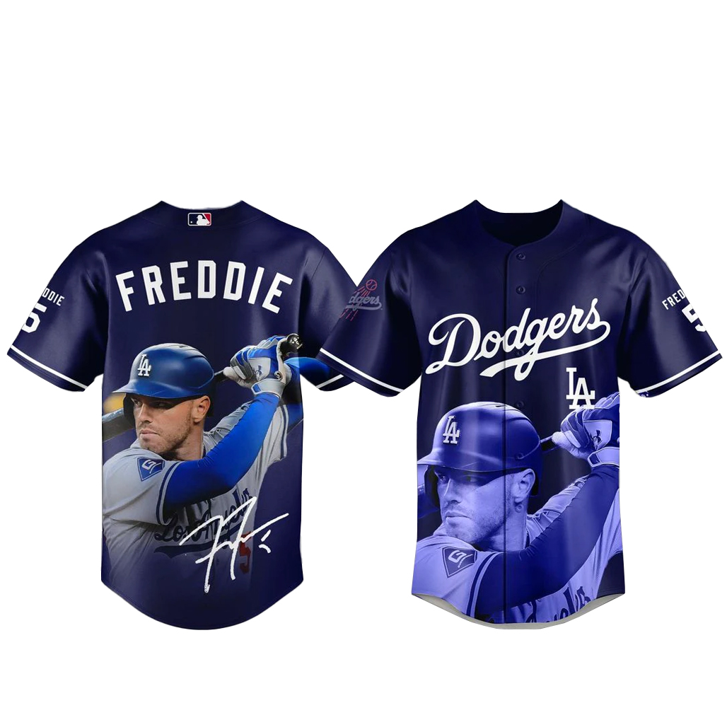 Los Angeles Dodgers x Freddie Freeman MVP Baseball Jersey 1 Los Angeles Dodgers x Freddie Freeman MVP Baseball Jersey