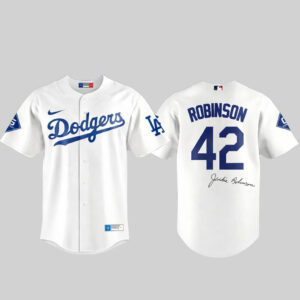 Los Angeles Dodgers x Jackie Robinson Day 2026 White Baseball Jersey