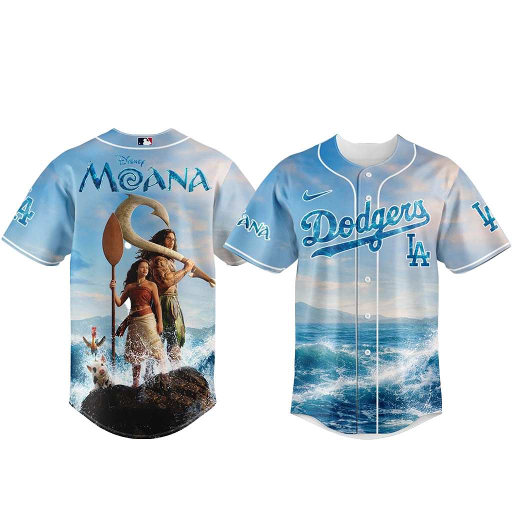 Los Angeles Dodgers x Moana Live Action 2026 Baseball Jersey 1 Los Angeles Dodgers x Moana Live Action 2026 Baseball Jersey
