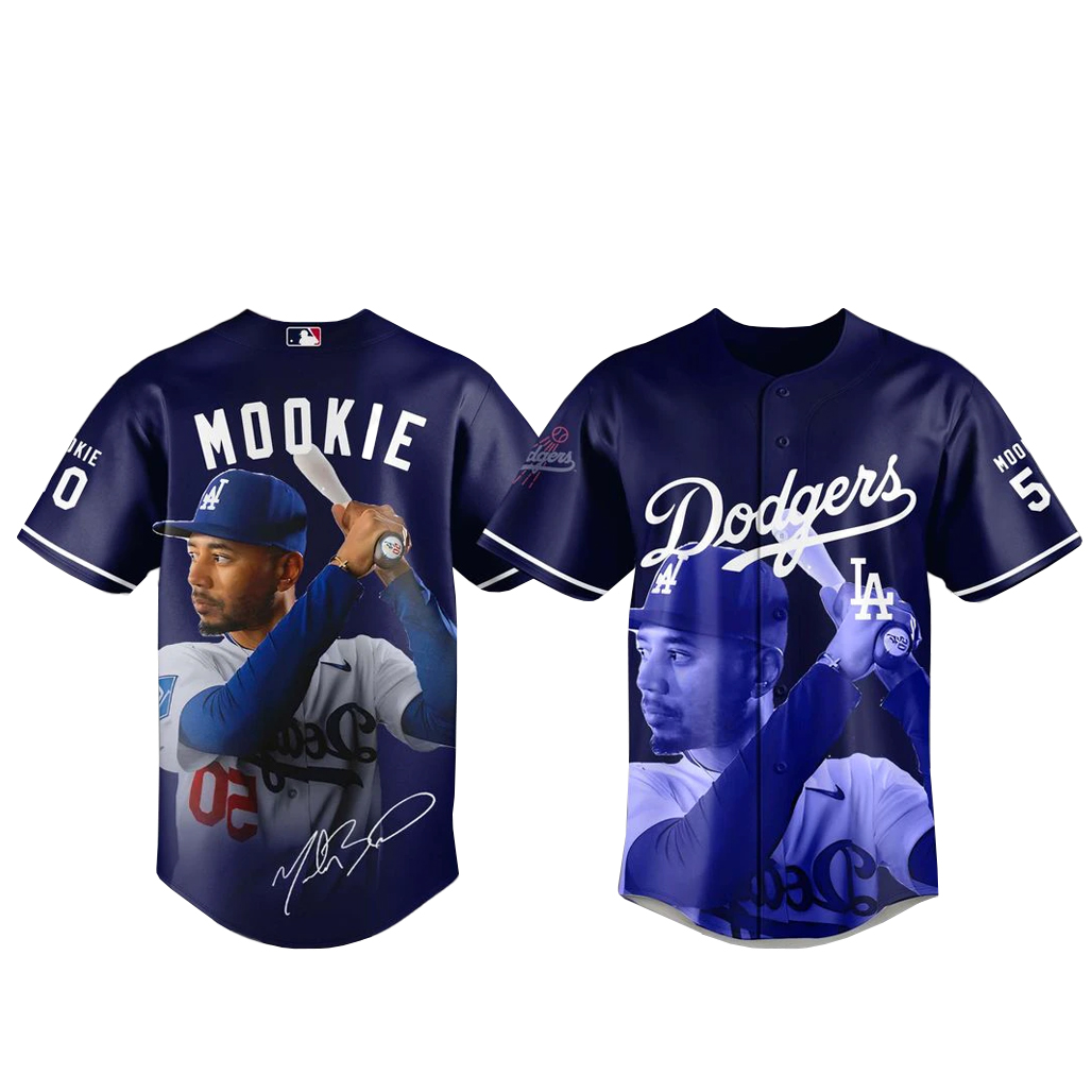 Los Angeles Dodgers x Mookie Betts MVP Baseball Jersey 1 Los Angeles Dodgers x Mookie Betts MVP Baseball Jersey