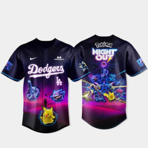 Los Angeles Dodgers x Pokémon Night Out 2026 Baseball Jersey