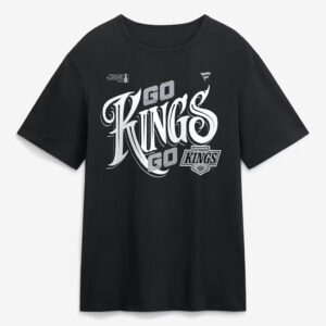Los Angeles Kings Black 2026 Playoff Hometown Slogan Go King Go T-Shirt