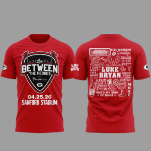 Luke Bryan x Jason Aldean 2026 Live Between The Hedges Red Shirt Version 1