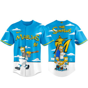 Miami Marlins x The Simpsons Wonderbat 2026 Baseball Jersey