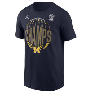 Michigan Wolverines Men's Basketball National Champions Locker Room T-Shirt