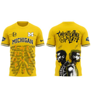 Michigan Wolverines x Twenty One Pilots 2026 NCAA March Madness Music Festival T-Shirt