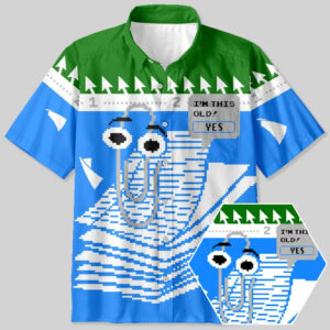 Microsoft Clippy 2026 Hawaiian Shirt
