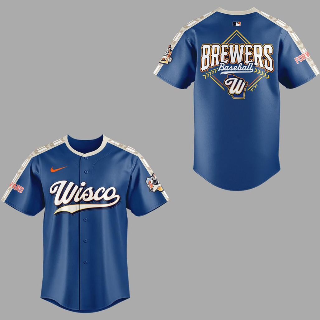 Milwaukee Brewers City Connect 2026 Baseball Jersey 1 Milwaukee Brewers City Connect 2026 Baseball Jersey