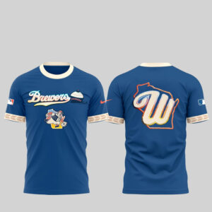 Milwaukee Brewers City Connect 2026 Blue T-Shirt