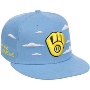 Milwaukee Brewers The Simpsons Clouds 2026 Snapback Cap