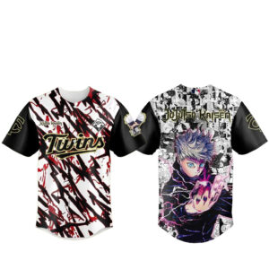 Minnesota Twins x Satoru Gojo Baseball Jersey
