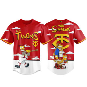 Minnesota Twins x The Simpsons 2026 Major Gameday Baseball Jersey