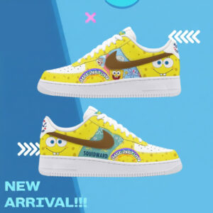 Movie Cartoon Spongebob Air Force 1 Shoes Sneakers