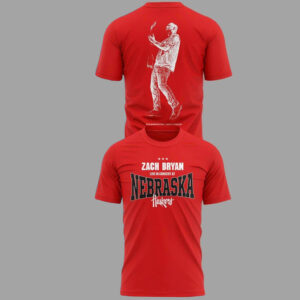 Nebraska Huskers x Zach Bryan With Heaven Tour 2026 Shirt