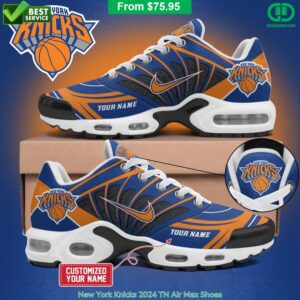 Custom Name New York Knicks 2026 Air Max Shoes Air Cushion Sneakers