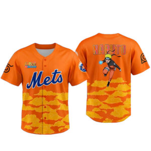 New York Mets Naruto Shippuden Night 2026 Baseball Jersey