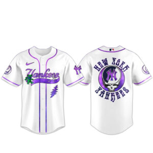 New York Yankees Grateful Dead Night 2026 Baseball Jersey