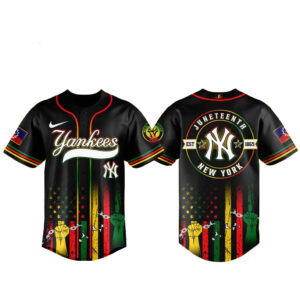 New York Yankees Juneteenth Day 2026 Celebration Baseball Jersey