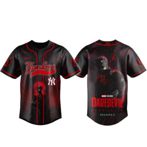 New York Yankees x Daredevil Season 2 Baseball Jersey