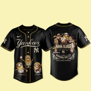New York Yankees x Minions and Monsters 2026 Vintage 1920s Baseball Jersey