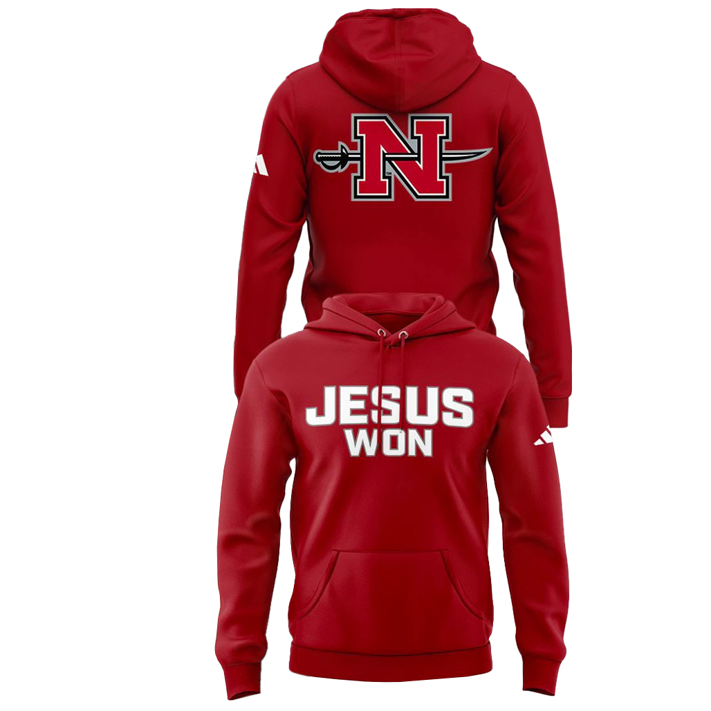 Nicholls Baseball x Jesus Won 2026 Shirt 2 Nicholls Baseball x Jesus Won 2026 Hoodie