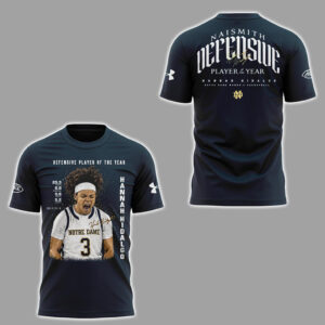Notre Dame Fighting Irish Naismith Defensive Player Of The Year 2026 T-Shirt
