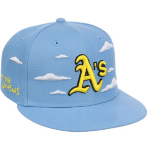 Oakland Athletics The Simpsons Clouds 2026 Snapback Cap
