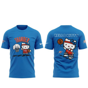 Oklahoma City Thunder Hello Kitty 2026 Basketball Night T-Shirt