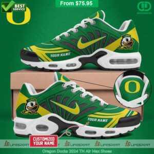 Custom Name Oregon Ducks 2026 Air Max Shoes Air Cushion Sneakers