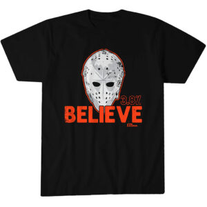 Philadelphia Flyers Bernie Parent Believe Mask T-Shirt
