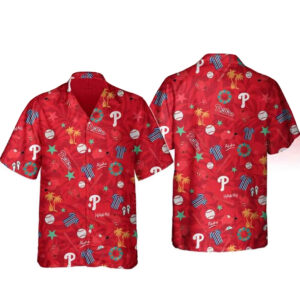 Philadelphia Phillies Tropical Floral Summer 2026 Hawaiian Shirt