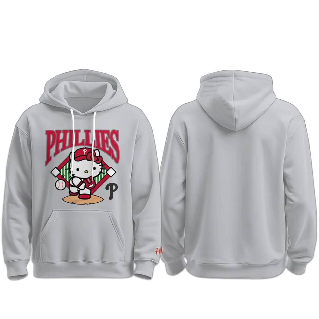 Philadelphia Phillies x Hello Kitty First Pitch Shirt 2 Philadelphia Phillies x Hello Kitty First Pitch Hoodie
