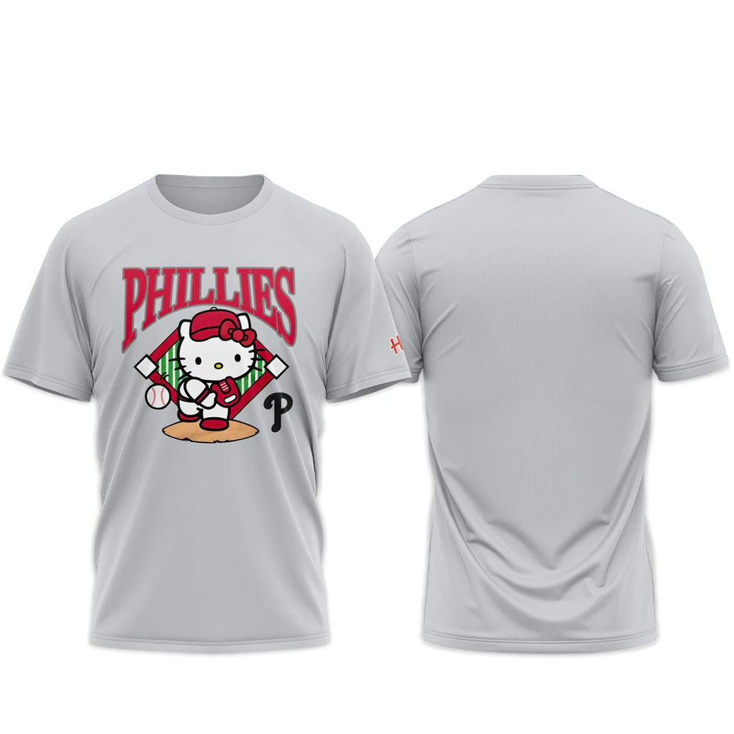 Philadelphia Phillies x Hello Kitty First Pitch Shirt 1 Philadelphia Phillies x Hello Kitty First Pitch Shirt