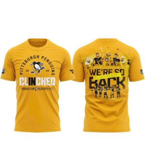 Pittsburgh Penguins Clinched Game 2026 We’re So Back T-Shirt