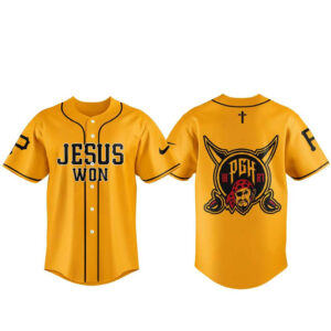 Pittsburgh Pirates Jesus Won 2026 Night Of Faith Yellow Baseball Jersey