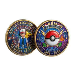 Pokémon 30Th Anniversary Commemorative Coin