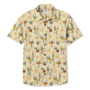 Retro 1950 Atomic Cocktail Hawaiian Shirt