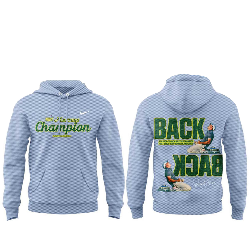 Rory McIlroy Masters Tournament Champion 2026 Shirt 2 Rory McIlroy Masters Tournament Champion 2026 Hoodie