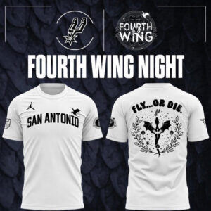 San Antonio Spurs x Book Club Night 2026 Fourth Wing T-Shirt