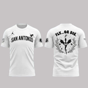 San Antonio Spurs x Fourth Wing Night 2026 Fly Or Die T-Shirt